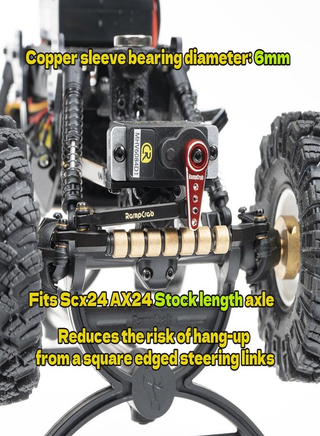 RampCrab Copper Sleeve Bearing Steering Link for SCX24 & AX24 Stock Length - Image 3
